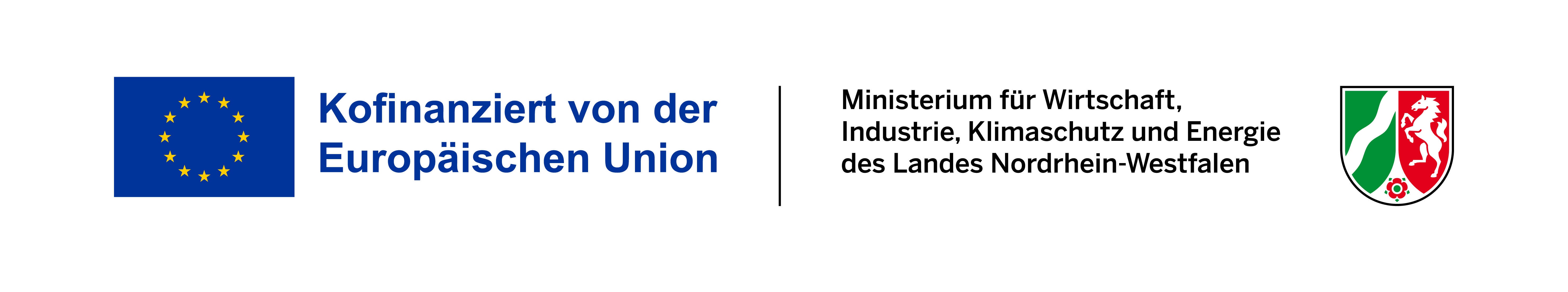 Funding logos: European Union (ERDF/JTF) and the Ministry of Economic Affairs, Industry, Climate Action and Energy of the State of North Rhine-Westphalia