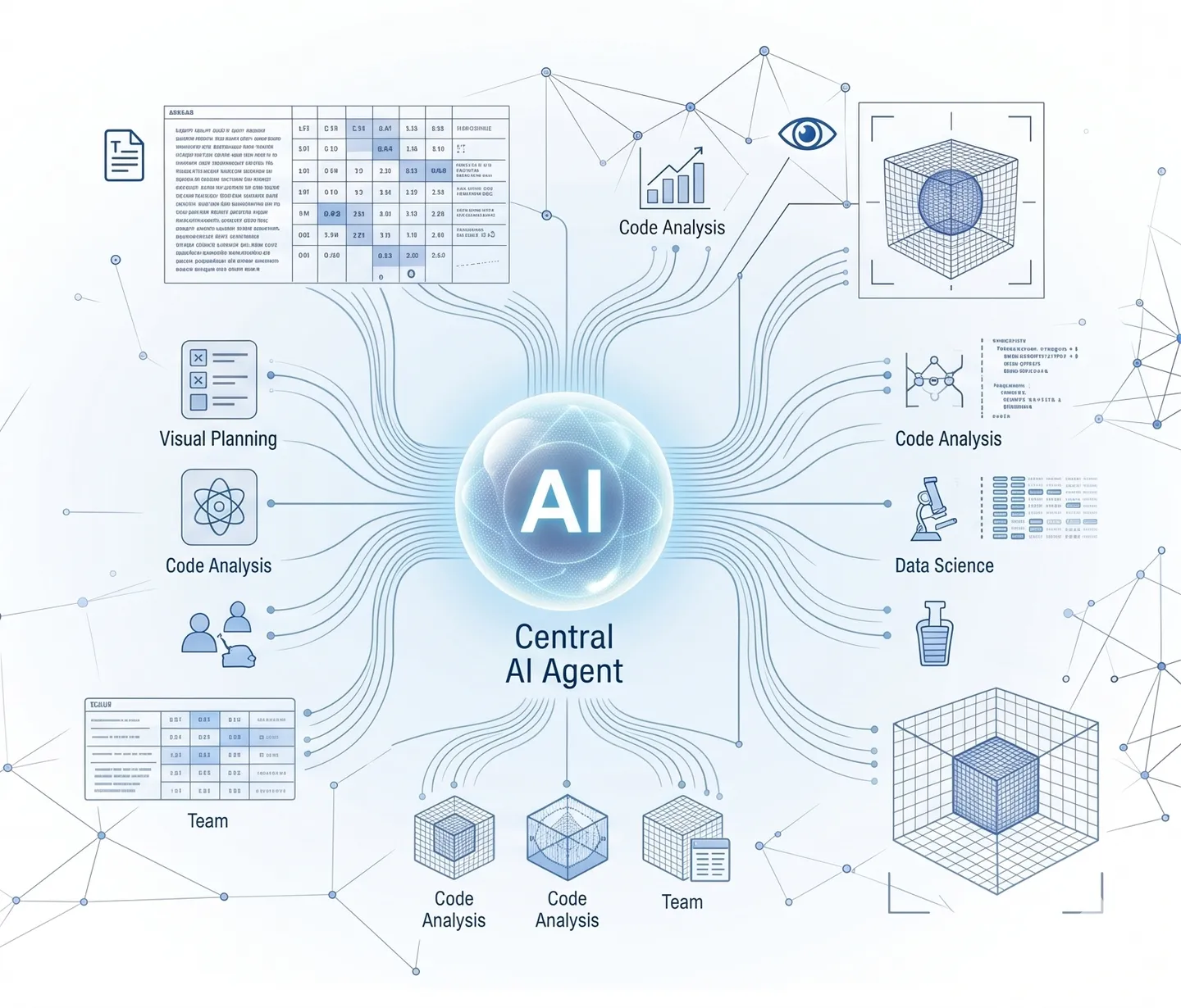 Autonomous Teams through Shared AI Agents