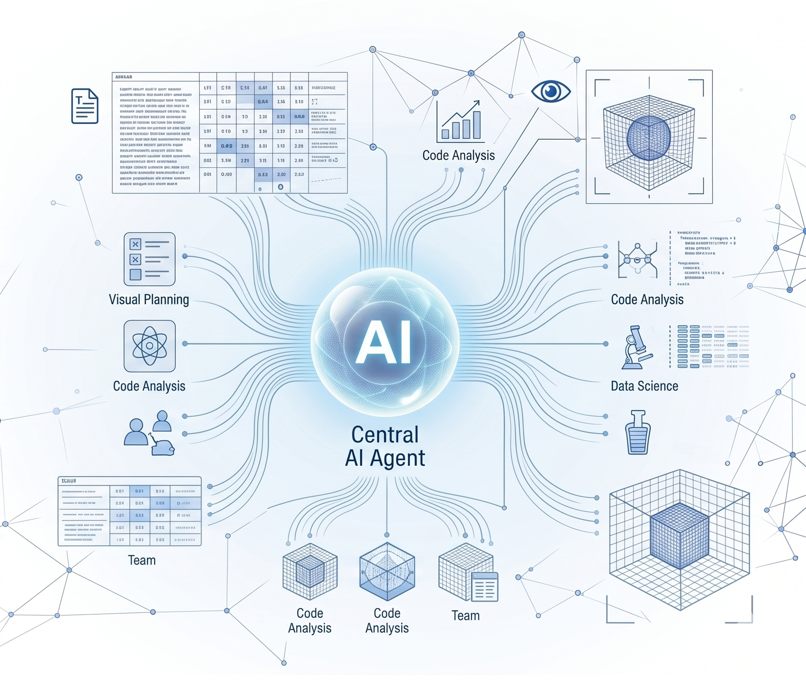 Autonomous Teams through Shared AI Agents